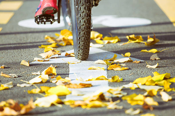 istock Bicycling in Fall. Urban concept. 493745394