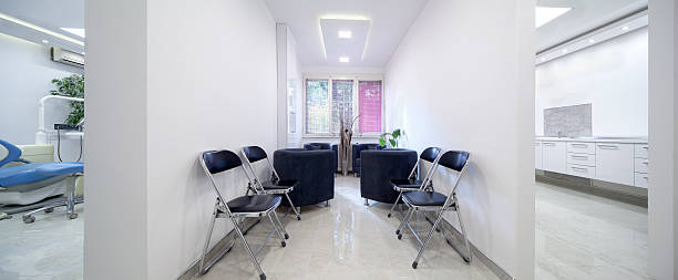 istock Modern waiting room in dental clinic 493748878