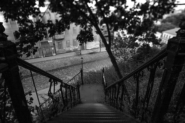 istock Black and white city 493756640