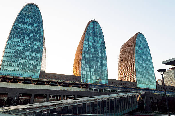 istock Sunset on Beijing Central Business district buildings skyline, China 493758766