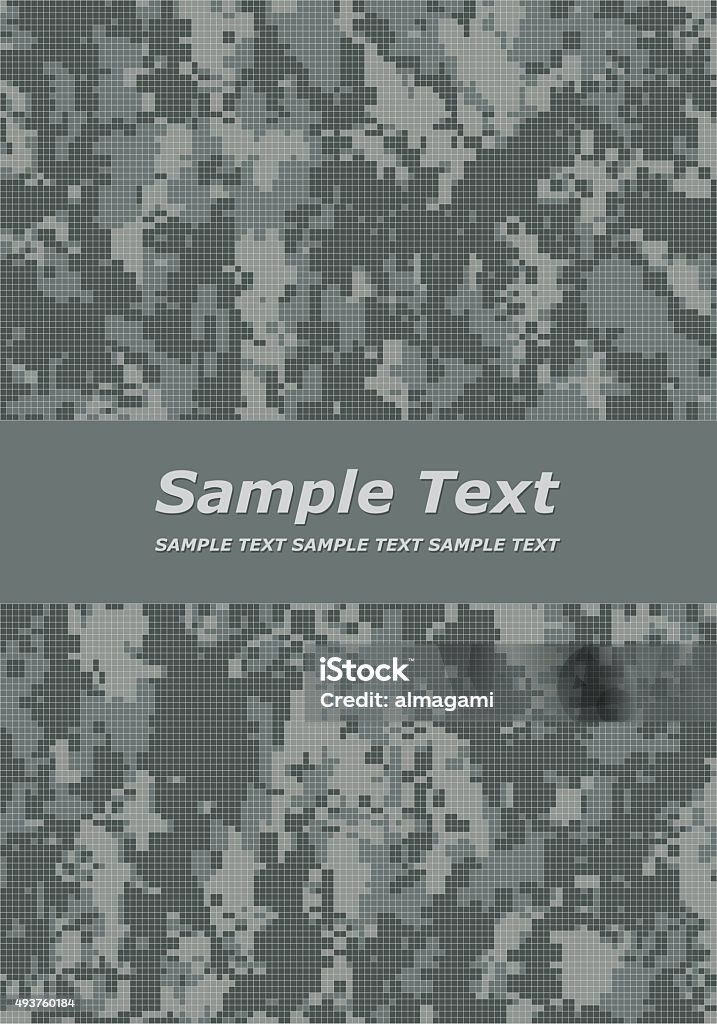 Digital camouflage cover page Camouflage Clothing stock vector