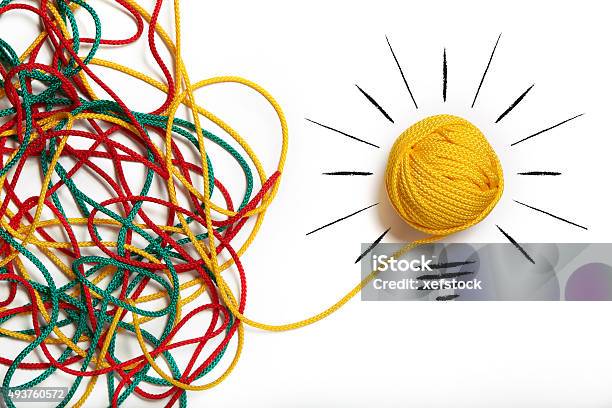 I Have A Good Idea Stock Photo - Download Image Now - Solution, Thread - Sewing Item, Ball Of Wool