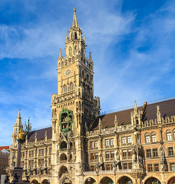 istock Munich, Gothic City Hall at Marienplatz, Bavaria, Germany 493762265