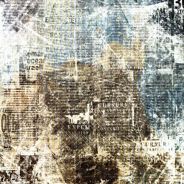 istock Grunge abstract newspaper background for design 493762755