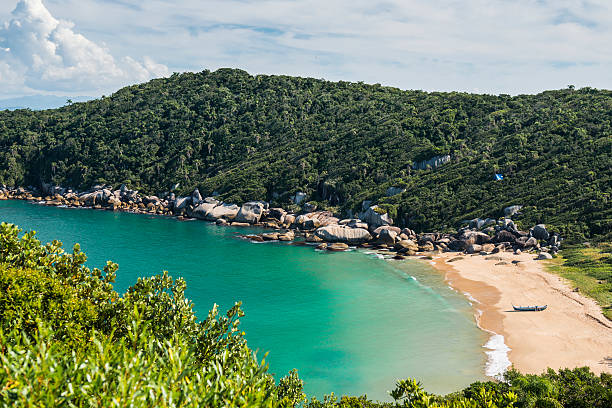 Hidden beach Hidden beach in south of Brazil christmas cracker stock pictures, royalty-free photos & images