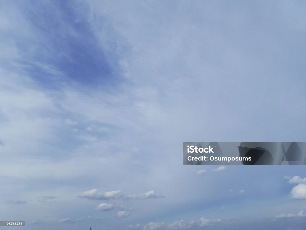 Spring blue and white clouds Air Pollution Stock Photo