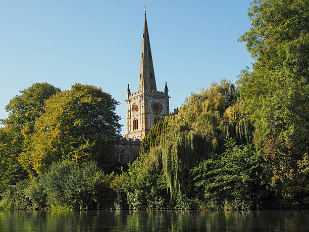 istock Holy Trinity church in Stratford upon Avon 493765032