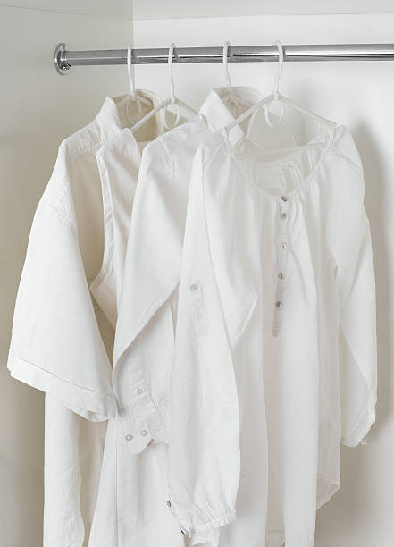 istock set of white clean ironed clothes 493767094