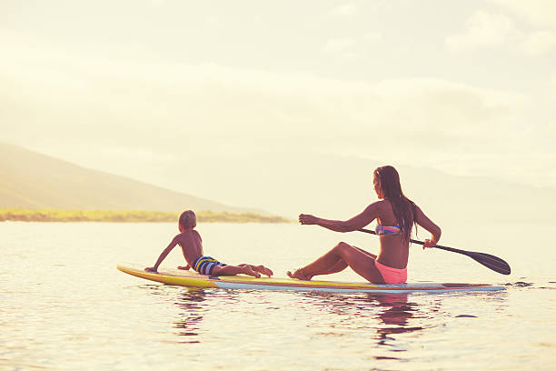 istock Stand Up Paddling at Sunrise 493767646