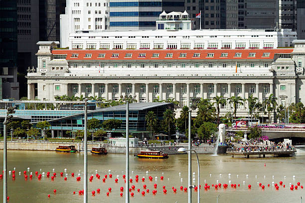 Bay promenade in Singapore