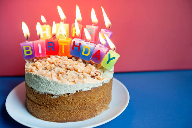 istock Birthday Cake and candles 493767947
