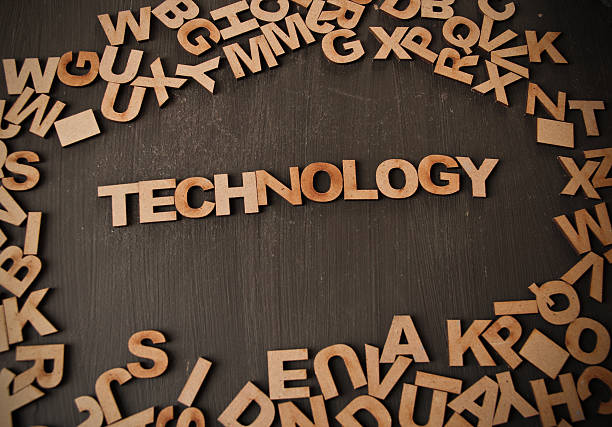 istock “Technology” written by wooden Letterpress Alphabet 493768595
