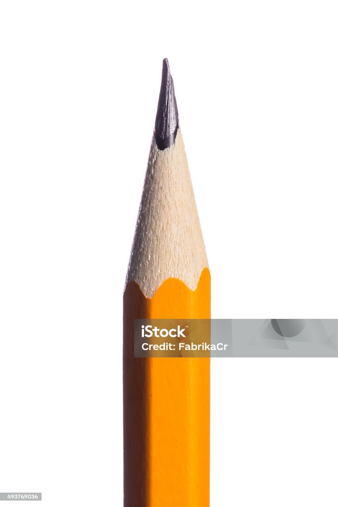 Pencil isolated on pure white background Pencil Stock Photo