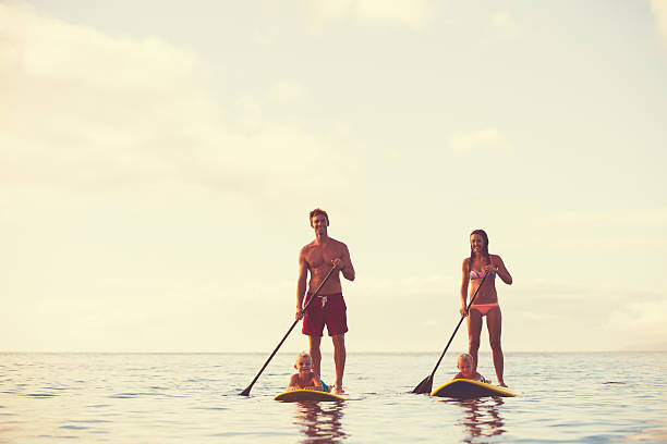 istock Family Stand Up Paddling 493769940