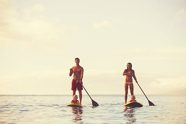 istock Family Stand Up Paddling 493783900