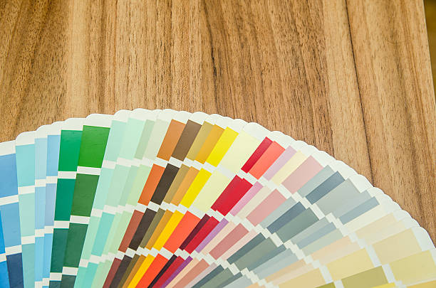 istock Color Palette on wooden background 493785908