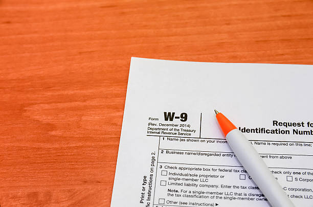 istock Income Taxes. w-9 493786892