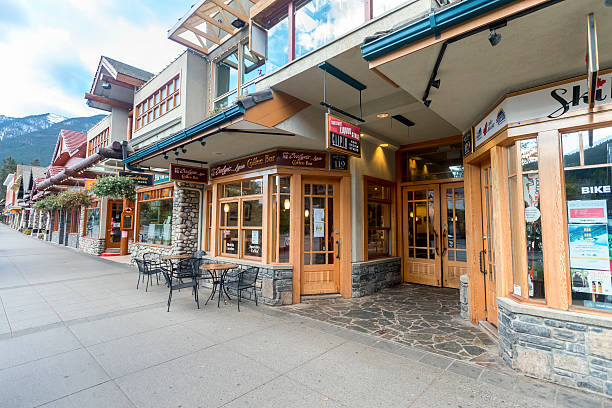 istock Downtown Streets of Banff National Park Canada 493788416