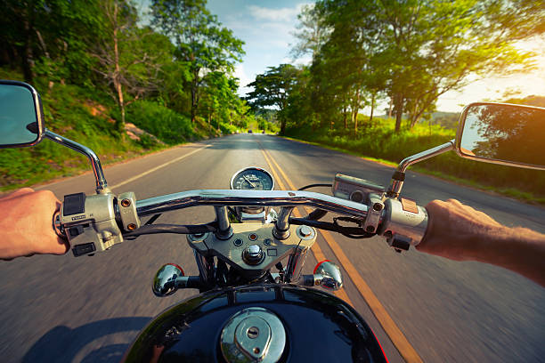 のバイク - motorcycle motorcycle point of view biker motorcycle racing ストックフォトと画像