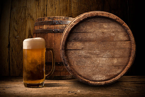 istock wooden barrel beer 493791572