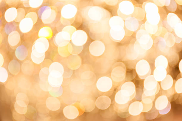 istock Abstract golden bokeh blurred background. 493791706
