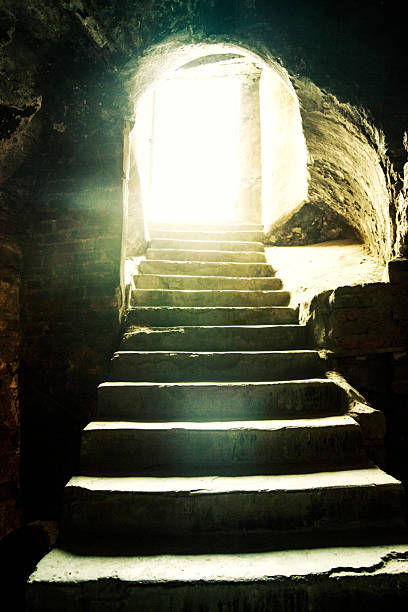 istock Light at the end of the tunnel. 493796924