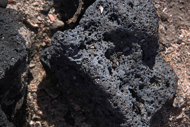 istock Galapagos: Sombrero Chino (Chinese Hat) Island lava 493798185