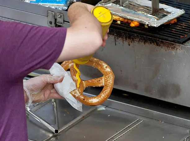 Photo of Pretzels with mustard in New York