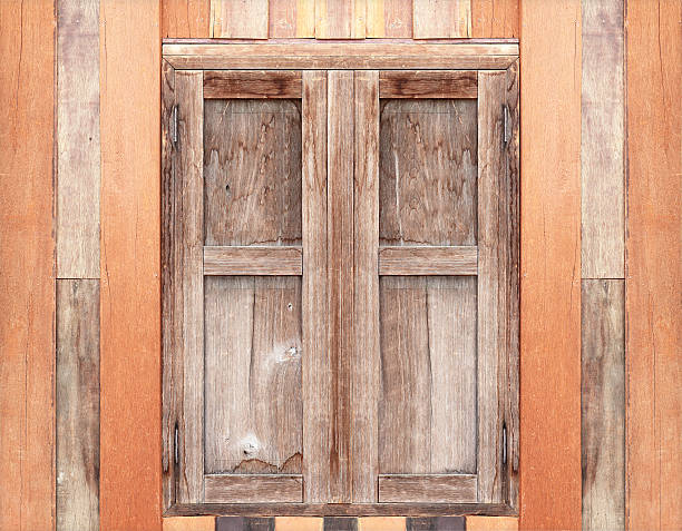 istock Vintage old window wood background 493798765