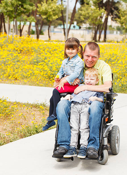 istock Dad play with son and daughter. 493801655