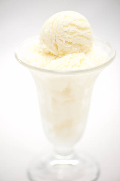 istock Vanilla ice cream in a glass 493802379