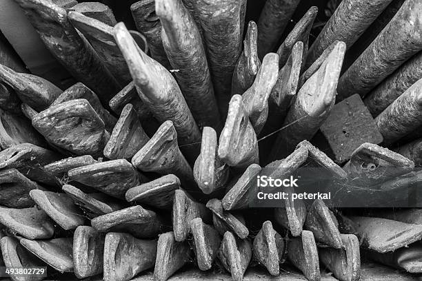 Iron Scrap Stock Photo - Download Image Now - Brown, Close-up, Construction Industry
