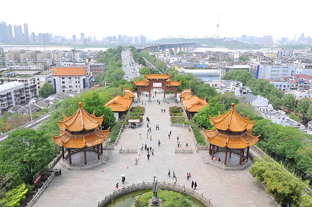 View to the west from yellow crane tower
