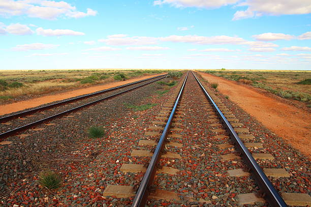 istock Indian-Pacific Railway across the Australian outback 493826882