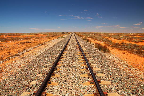 istock Indian-Pacific Railway across the Australian outback 493829324