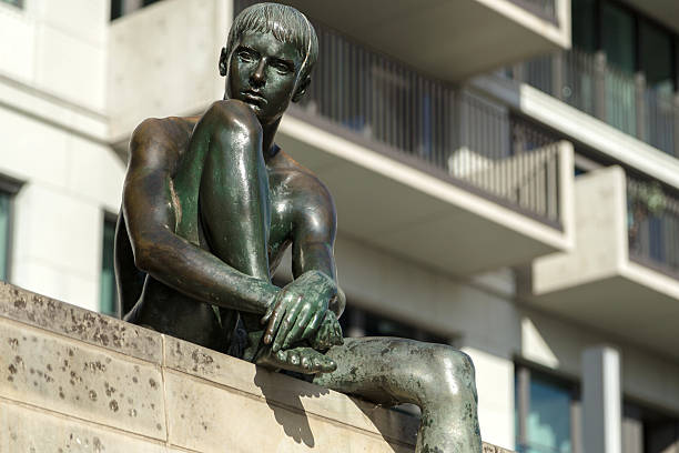 istock Bronze statue near Berlin Cathedral 493829436