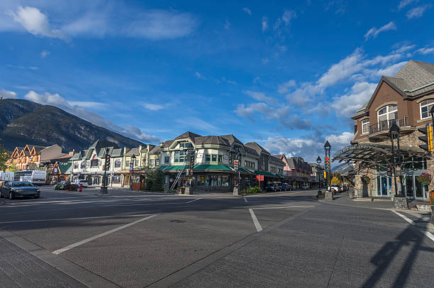 istock Downtown Streets of Banff National Park Canada 493830902