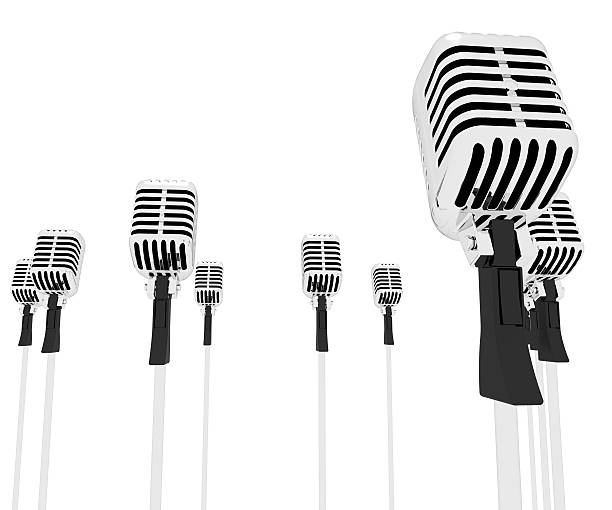 istock Microphones Speeches Shows Mic Music Performance Or Performing 493832059