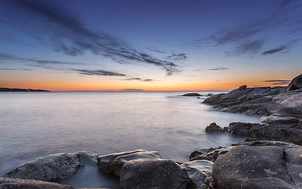 istock Sunset over Algajola beach in Corsica 493832347