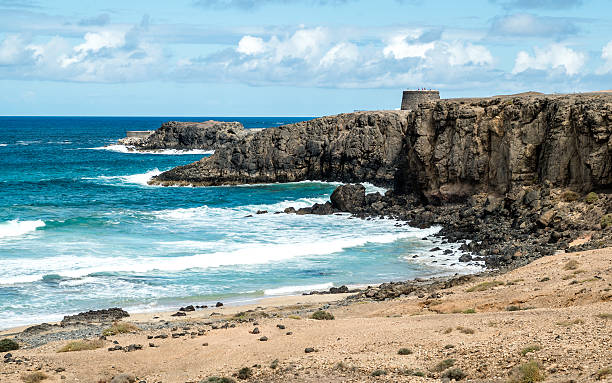 el cotillo beach - cotillo fuerteventura spain tourism photos et images de collection