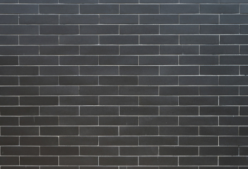 black brick wall for background.