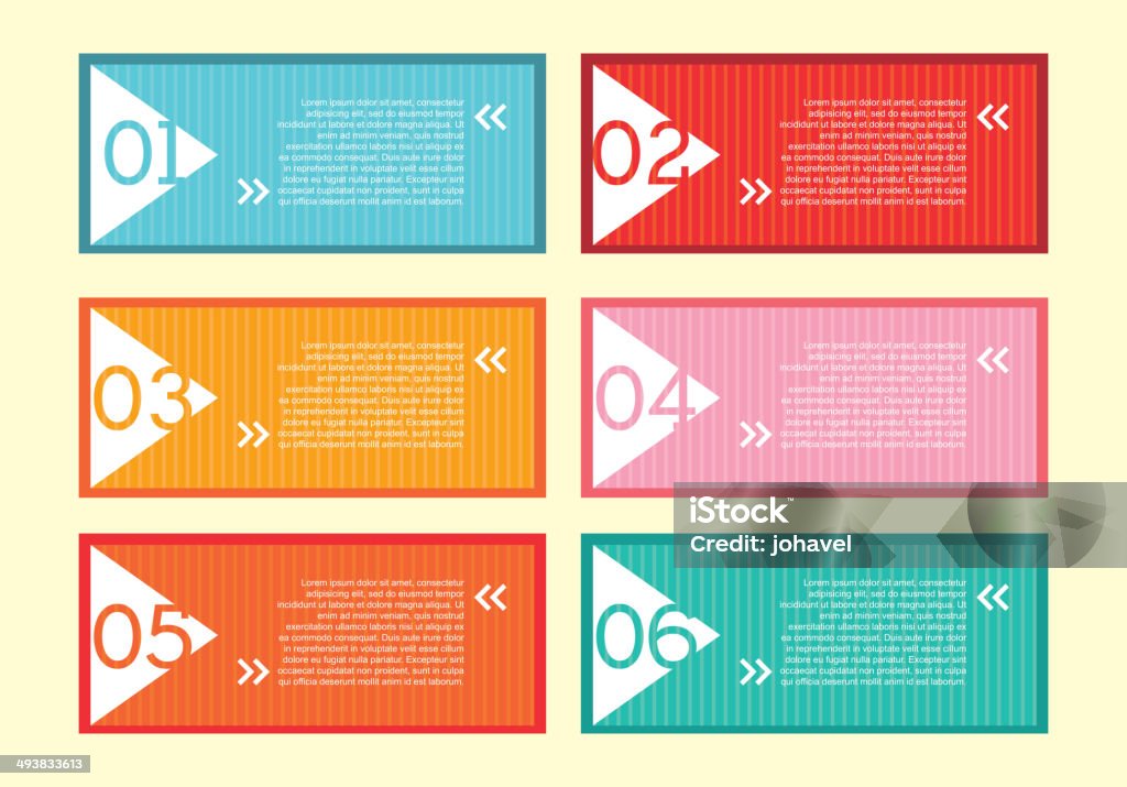 Number Style Label Numbers Labels Stock Illustration - Download Image Now - Abstract ...