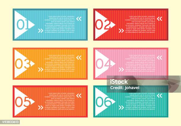 Numbers Labels Stock Illustration - Download Image Now - Abstract, Advice, Choice