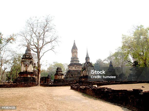 Temple Buddha Statue In Sukhothai Historical Park Thailand Stock Photo - Download Image Now
