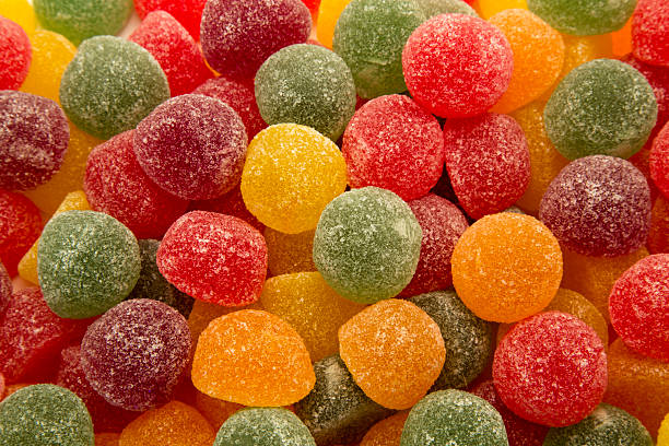 istock Licourice Gom Balls candy. Close-up image 493834540