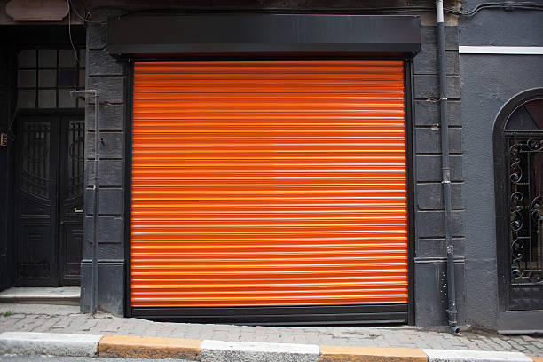 closed shop exterior stock photo