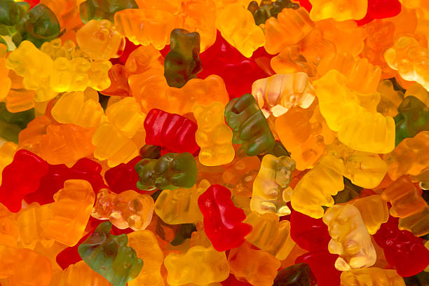 istock Liquorice gummy bears candy 493834730