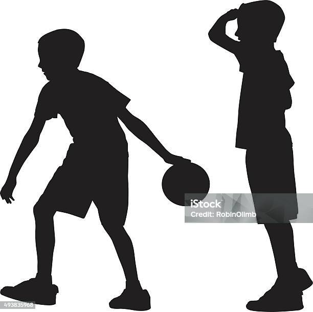 Young Boy Bowling Silhouette Stock Illustration - Download Image Now - Ten Pin Bowling, Boys, Child