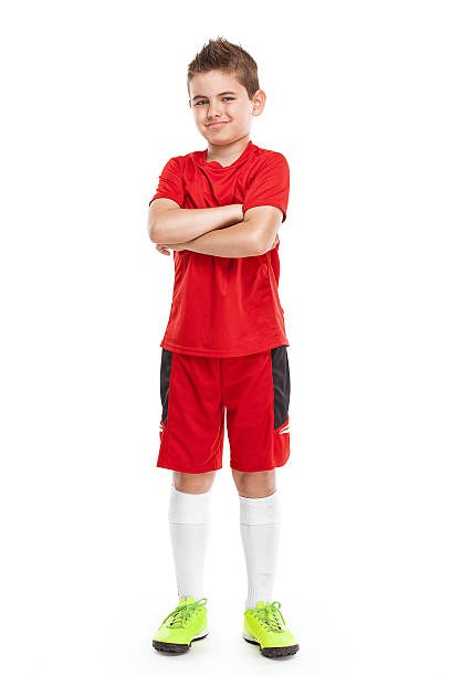 istock standing young soccer player in sportswear 493836548