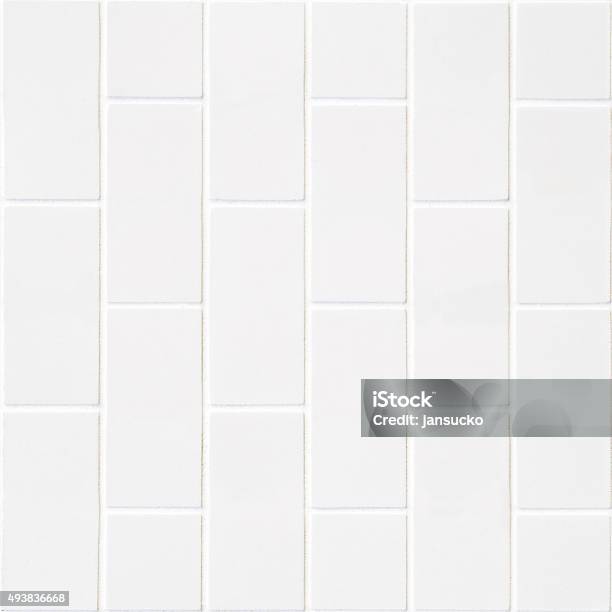 Modern White Bricks Mosaic Stock Photo - Download Image Now - 2015, Architecture, Backgrounds